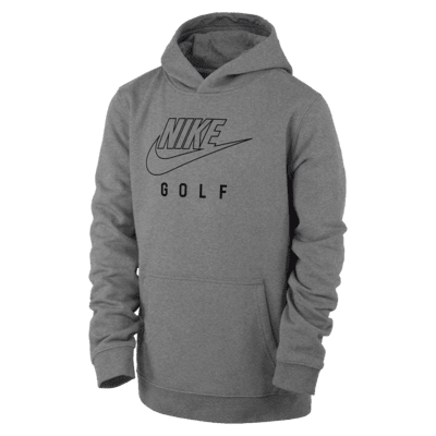 Nike Swoosh Club Fleece Big Kids Golf Pullover Hoodie